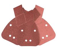 Bosch Accessories Feuille Abrasive pour Ponceuses Multi, 80/120/180 Grain, 135mm x 95mm, Lot de 6