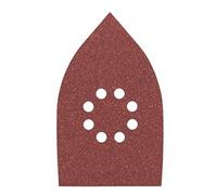 Feuille abrasive pour ponceuse Multi avec bande auto-agrippante, perforé Bosch Accessories 2608605184 Grain 80 (L x l) 170 mm