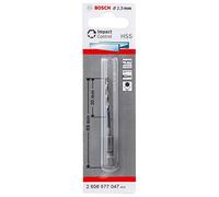 Bosch Accessories Forets hélicoïdaux Impact Control HSS (pour métal, 2,5 x 30 x 69 mm, Accessoires pour perceuse à percussion)