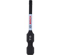 Bosch Accessories Impact Control Embout de vissage T15 (50 mm, tige hexagonale, Pick and Click, accessoires visseuse à percussion)