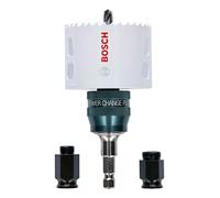 Bosch Accessories Kit de démarrage jeu de scies trépan Progressor for Wood et Metal (Bois et métal, Blanc, 68 mm, Accessoires pour perceuses), Ø 51 mm Starter Kit