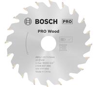 Bosch Accessories Kreissägeblatt Ø 85x15x1,1mm 20 WZ HM Standard for Wood 2608837666 Lame de scie circulaire 85 x 15 mm Nombre de dents: 20 1 pc(s)