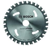 Bosch Accessories Lame de Scie Circulaire 'Standard for Steel' (pour Acier, Métaux ferreux, Ø 136 x 20 x 1.6 mm; 30 Dents, Accessoires Scies Circulaires)