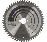Bosch Accessories Optiline 2608838411 Lame de scie circulaire 216 x 30 x 1.6 mm Nombre de dents: 54 1 pc(s)