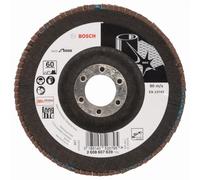 Bosch Disque à rabat Bosch X581, Best for Inox, coudé, 125 x 22,23 mm, 60, en verre Quantité:10