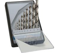 Bosch Coffret de 10 forets à métaux Robust Line HSS-G 135° 1-10 mm 2607010535