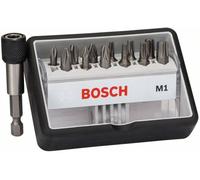 Bosch Accessories Robust Line 2607002563 Jeu dembouts 13 pièces cruciforme Phillips, vis Pozidriv, 6 pans intérieurs (TX)