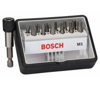 Bosch Accessories Robust Line 2607002563 Jeu d'embouts 13 pièces cruciforme Phillips, vis Pozidriv, 6 pans intérieurs (TX)