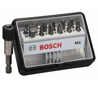 Bosch Accessories Robust Line 2607002566 Jeu d'embouts 13 pièces vis à fente, cruciforme Phillips, vis Pozidriv, 6 pan