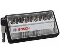 Bosch Accessories Robust Line 2607002567 Jeu dembouts 19 pièces cruciforme Phillips, vis Pozidriv, 6 pans intérieurs (TX)