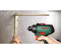 Bosch Advanced Drill 18, 18 V, 2,5 Ah, 2 niveaux de puissance, 1350 tr/min, 2 batteries, chargeur, tête de tournevis, mallette professionnelle