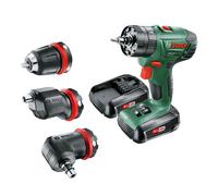 Bosch AdvancedImpact 18 QuickSnap 21700 RPM Keyless 1,4 kg Noir, Vert, Rouge