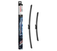 Bosch Aerotwin A 138 S - Jeu de 2 Balais d'essuie-glaces - 600 mm / 400 mm | Jeu de 2 Balais d'essuie-glaces de Remplacement Avant - Livrés avec Adaptateur Pré-assemblé