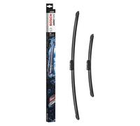 Bosch Balais d'essuie-glace plats Aerotwin A432S, Longueur: 650mm/380mm - 1 paire de balais avant