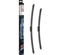 Bosch Aerotwin A298S Essuie-glace avant - Jeu de 2 essuie-glaces de rechange et adaptateur prémonté - 2 balais d'essuie-glace, 600 mm et 500 mm