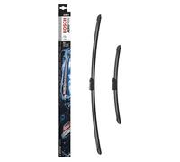 Bosch Aerotwin A557S - Jeu de 2 Balais d'essuie-glaces de Remplacement Avant - Livrés avec Adaptateur Pré-assemblé - 700mm / 400mm