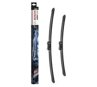 Bosch Aerotwin A696S - Jeu de 2 Balais d'essuie-glaces de Remplacement Avant - Livrés avec Adaptateur Pré-assemblé - 550mm / 450mm