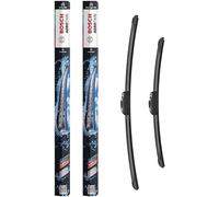 Bosch Aerotwin Aerotwin eAR 602 S - Jeu de 2 Balais d'essuie-glaces de Remplacement Avant - Livrés avec Adaptateur Pré-assemblé - 600 mm / 450 mm - Boîte réduite pour moins de déchets
