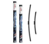 Bosch Aerotwin eA 945 S Jeu de 2 Balais d'essuie-glaces - 650 mm / 400 mm | Balais d'essuie-glaces de Remplacement Avant - Livrés avec Adaptateur Pré-assemblé - Boîte réduite pour moins de déchets