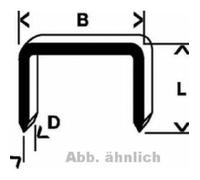 BOSCH Agrafe a fil plat type 54