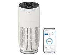 Bosch Air 6000i - Purificateur d'air intelligent - Couvre 125 m² - Filtre efficacement plus de 99% des polluants - Mode auto/sommeil (< 25 dB(A)) - CADR : 600 m³/h - Connectivité avec écran et app