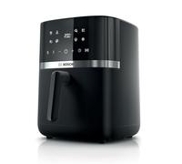 Bosch Air Fryer Série 4, MAF462B0, Friteuse sans huile, 6,1 L, 7 programmes, double chauffe, fonctions décongélation et maintien au chaud, écran tactile, cuisson jusqu’à 65% plus rapide, noir