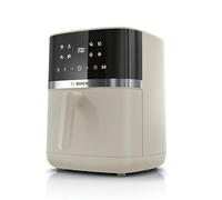 Bosch Air Fryer Série 4 XL, MAF462C0, 6,1 L, 7 programmes, double chauffage, fonctions de décongélation et de maintien au chaud, écran tactile, cuisson jusqu'à 60 % plus rapide, finition beige satiné