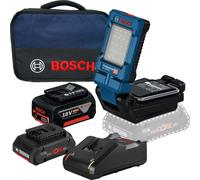 Bosch Akku-Leuchte GLI 18V-800 / 1x 4.0 Ah ProCORE + 1x 4.0 Ah + GAL 18V-40