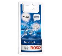 Bosch Ampoule secondaire W16W Pure Light 12 V / 16 W – 2 pièces