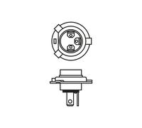 Bosch Ampoule P43t H4 1 987 301 422 pour BMW, Suzuki, Alfa Romeo, Mercedes-Benz, VW