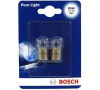 Bosch Ampoule secondaire R5W Pure Light 12V/5W, 2 pièces