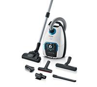 Bosch Aspirateur avec Sac ProSilence Série 8 BGB75XSIL, aspirateur traîneau, idéal pour Les Personnes allergiques, Filtre hygiénique, Garantie Moteur, Brosse pour sols durs, Long câble, fabriqué en