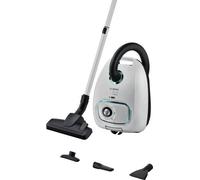 Bosch Aspirateur BGD41HYG Blanc Système PowerProtect avec suceur pour fentes Brosse pour meubles Brosse pour meubles rembourrés Tube télescopique