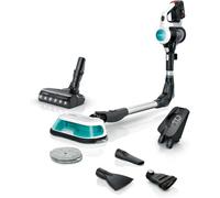 Bosch, aspirateur sans Fil 2 en 1, Unlimited 7 ProHygiène, Brosse Aqua 2 en 1, la Brosse motorisée AllFloor DynamicPower, Blanc, BCS71HYG2