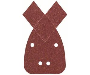 BOSCH Assortiment de 5 disques abrasifs pour ponceuses Multi 95 x 135 mm 40, 2609256A68