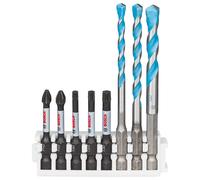 Bosch Assortiment de 8 Assortiment d'embouts de vissage et de forets de précision Impact Control - 260925C159