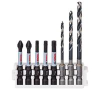Bosch Accessories Assortiment de 8 embouts de vissage et de forets aux métaux/à bois Impact Control de Bosch Professional (Pick and Click, accessoires pour visseuse à percussion et perceuse sans fil)