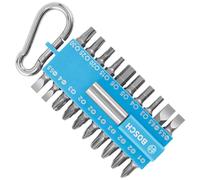 BOSCH Assortiment d'embouts de vissage avec mousqueton (bleu clair), 21 pieces 2607002822