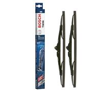 Bosch Balais d'essuie-glace Twin 340 – plats/conventionnel, 340/340 mm – 1 paire avant