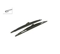 Bosch 367S Balais d'essuie-Glace conventionnels Twin Spoiler - 1 Paire de balais Avant G