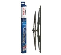 Bosch Balais d'essuie - glace conventionnel Super Plus Spoiler SP21/19S, Longueur: 530mm/475mm - 1 paire de balais avant - Pour véhicules avec direction/volant à droite uniquement (UK)