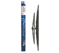 Bosch Balais d'essuie - glace conventionnel Super Plus Spoiler SP24/18S, Longueur: 600mm/450mm - 1 paire de balais avant - Pour véhicules avec direction/volant à droite uniquement (UK)