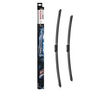 Bosch Balais d'essuie - glace plats Aerotwin A224S, Longueur: 650mm/550mm - 1 paire de balais avant - Pour véhicules avec direction/volant à droite uniquement (UK)