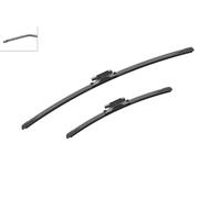 Bosch Balais d'essuie - glace plats Aerotwin A423S, Longueur: 650mm/400mm - 1 paire de balais avant - Pour véhicules avec direction/volant à droite uniquement (UK)
