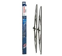 Bosch Balais d'Essuie-Glace Plats Conventionnel Twin 608, Longueur: 600mm/550mm - 1 Paire de Balais avant