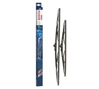Bosch Balais d'Essuie-Glace Plats Conventionnel Twin 612, Longueur: 600mm/400mm - 1 Paire de Balais avant