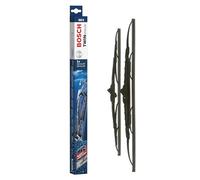 Bosch Balais d'Essuie-Glace Plats Conventionnel Twin Spoiler 502S, Longueur: 500mm/450mm - 1 Paire de Balais avant