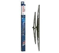 Bosch Balais d'Essuie-Glace Plats Conventionnel Twin Spoiler 604S, Longueur: 600mm/450mm - 1 Paire de Balais avant