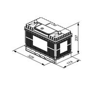 BOSCH Batterie de démarrage T3050 105AH 0 092 T30 500