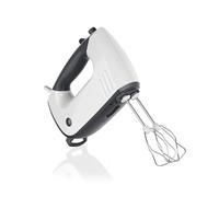 Bosch Batteur ErgoMixx, MFQ37480, 750 W, Pied mixeur, hachoir universel, outil mélangeur en acier inoxydable, 5 niveaux plus bouton turbo, blanc/gris